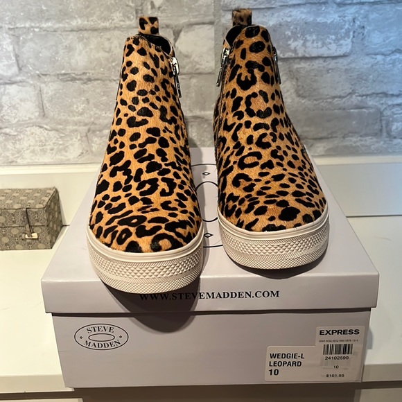 Wedgie Leopard Steve Madden - Picture 1 of 2